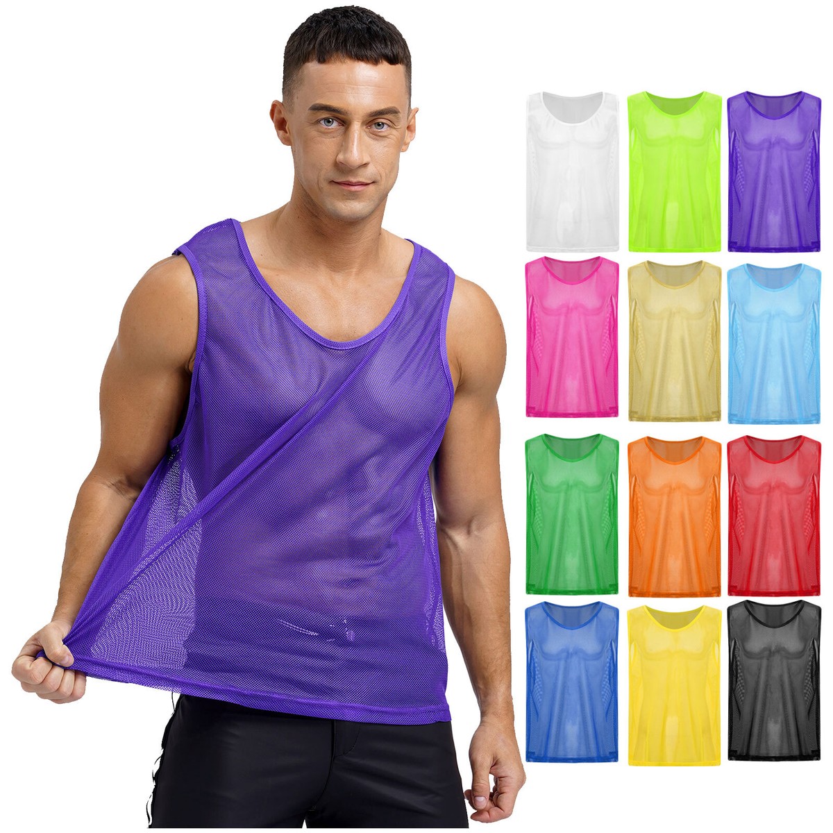 MASH Team Vest、Jersey White Sleeveless Mesh Practice Jersey – BIKE Athletic