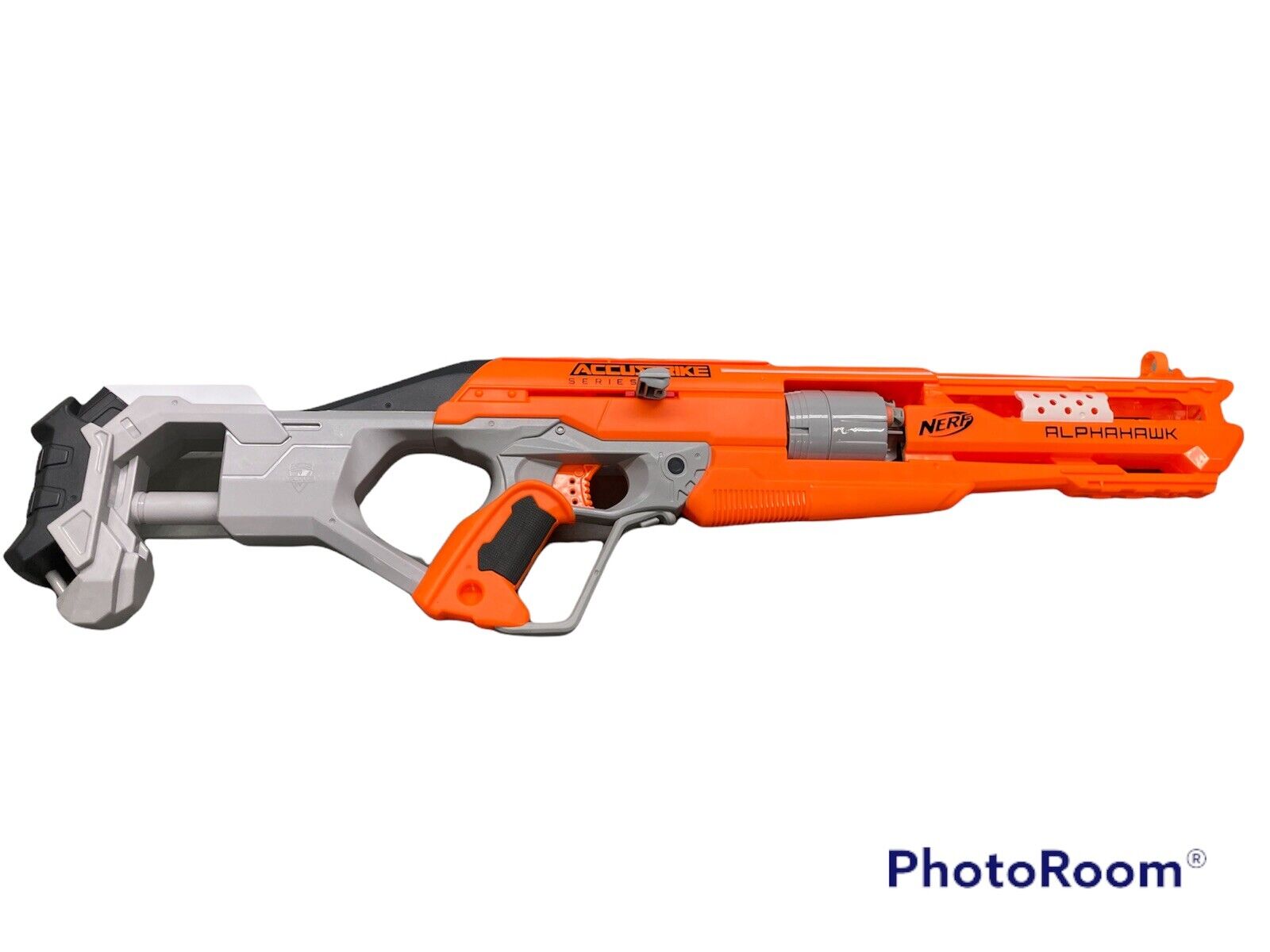 AlphaHawk (NERF N-Strike Elite Accustrike revolver dart sniper