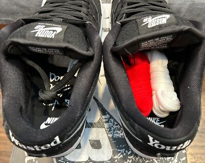 Verdy Wasted Youth x Nike SB Dunk Low “Black Denim” - Men's Verdy Wasted Youth x Nike SB Dunk Low “Black Denim” - Men's