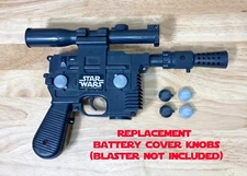Replacement Battery Cover Knobs - Vintage Star Wars Han Solo Luke Laser Pistol