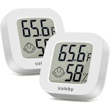 By Indoor Thermometer 2pack Humidity Gauge Meter Digital Hygrometer Room Thermom