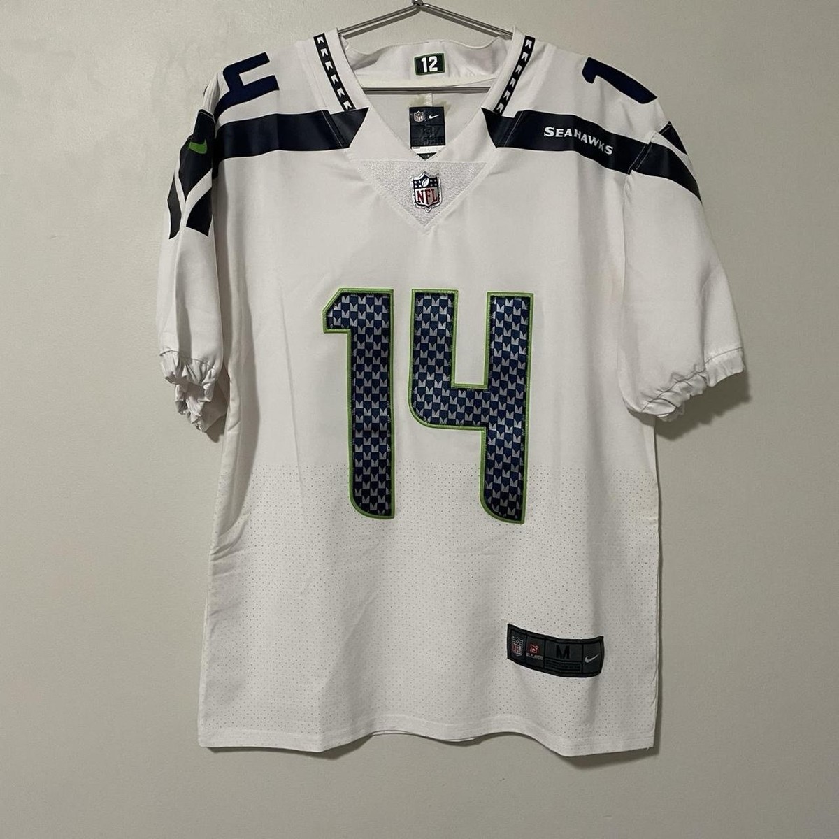 ユニフォーム Seattle Seahawks NFL Jersey DK Metcalf Nike NFL Seattle Seahawks DK Metcalf White & Blue Stitched Jersey