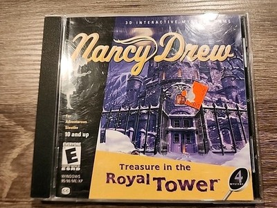 Nancy Drew Treasure in the Royal Tower PC/Computer Software 2001 Mystery #4 OOP