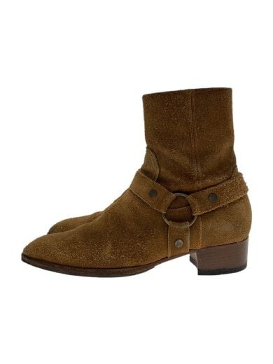Stivali SAINT LAURENT Wyatt Harness 42 cammello camoscio 