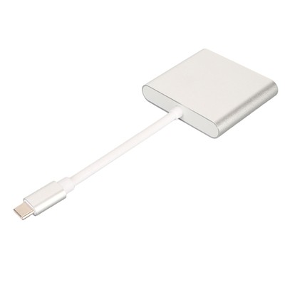 3 In 1 USB Type C Adapter Ultra HD 4K USB C To HD Multimedia Interface USB 3 Fit