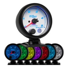 Glowshift On-dash Diesel Tachometer Rpm Gauge Kit 3-34 95mm White 7 Color Glowshift On-dash Diesel Tachometer Rpm Gauge Kit 3-34 95mm White 7 Color