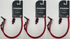 Croakies Terra Spec Cord Adjustable Eyewear Retainer - Red 3-Pack