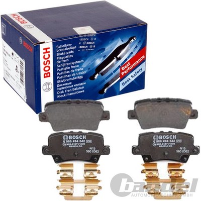 BOSCH BREMSBELÄGE HINTEN passend für HONDA CIVIC VIII HATCHBACK BJ. BEACHTEN