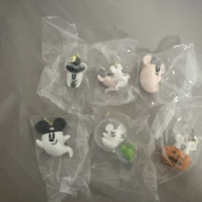 Disney Japan Tokyo Resort Charm complete Set 6 Ghost Mickey Halloween 2024