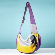 Pet Dog Sling Carrier Breathable Mesh Travel Safe Sling Bag for Dogs or Cats
