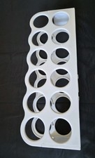 ArtBin 6864AS Vinyl Storage Rack, Stores 12 Vinyl Rolls, White