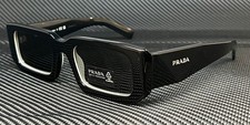 PRADA PR 06YS 09Q5S0 Black White Grey Men's 53 mm Sunglasses