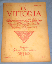 LA VITTORIA Settembre 1932 Bollettino dell'Associazione Mutilati e Invalidi (R6)
