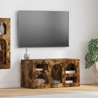 Tv-Schr?Nk Elst 80 X 35 X 40 Cm R?Uchereiche Holzwerkstoff
