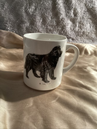 Vintage NEWFOUNDLAND Dog Mug Coffee Cup 12oz By Cindy Farmer In 1985