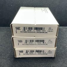 2018 PDS Pictured Rocks ATB $25 Quarter Bags, scatole OGP sigillate 18ABA 18ABB & 18A