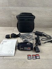 Sony Handycam HDR-CX290 Blue Handheld Full HD Video Camcorder - Bundle Tested