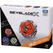 Takara Tomy New Beyblade X UX-21 HellsNether Deck Set 3 Beys Japanese Version