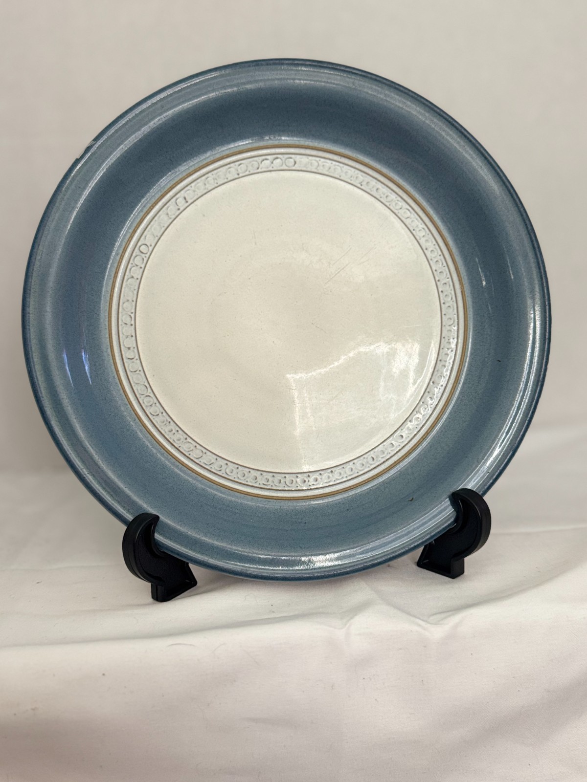 Set of 2 Denby Langley Castile Dinner Plates USED