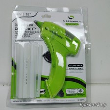 USED Surebonder 10W Ultra Low Temp Shot Mini Glue Gun Kit with 12 Glue Sticks