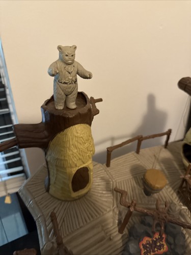 VINTAGE Star Wars EWOK VILLAGE, 100% Complete + extra EWOK figures 1983 Kenner - Bild 3 von 10