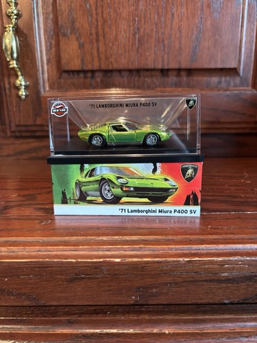 Hot Wheels Mattel Creations RLC exclusivo 1971 verde Lamborghini Miura P400 SV