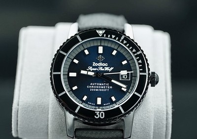 Brand New ZO9595 Zodiac Super Sea Wolf Automatic Compression Ceramic