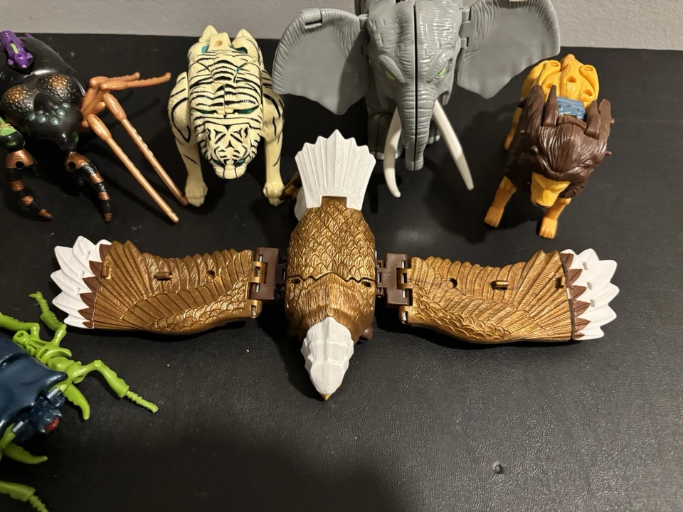 Lote de 6 figuras de acción auténticas de colección Beast Wars Transformers Toys años 90 Foto 3 de 4