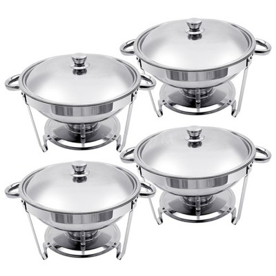 1/2/4Stk Chafing Dish Starter Set Speisewärmer Warmhaltebehälter Große Kapazität