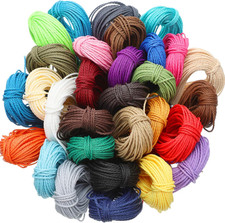 30 Colors 1Mm Waxed Polyester Cord 328 Yard Waxed Thread Bracelet Wax Cord Wax S