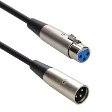 10 Pack of 50Ft XLR 3P Male/Female Balanced Audio Microphone Cable