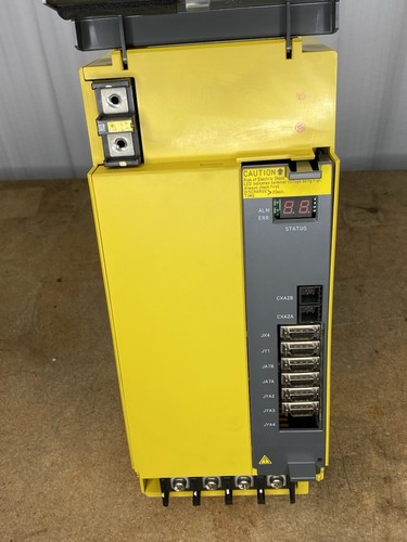 Fanuc A06B-6111-H030#H550 Amplificatore Mandrino Unità Ser B 283-339VDC 133A *Testato* - Foto 4 di 4