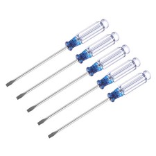 uxcell Mini Slotted Screwdriver, 3.0mm Flat H...