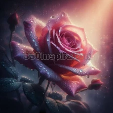 Digital Image Picture Photo Wallpaper Background Desktop Rose Raindrops #A223