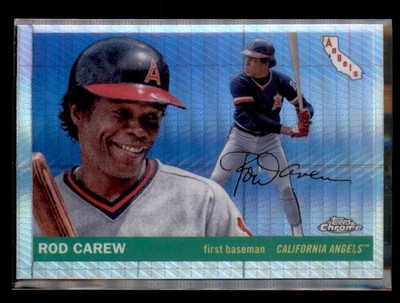 2025 Topps Chrome Platinum #347 Rod Carew Prism Refractor The BallCap Exec