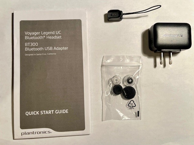 Plantronics Voyager Legend UC Bluetooth headset BT300M Set. Free