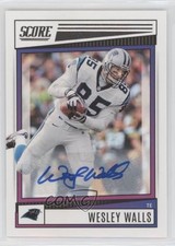 2022 Score Signatures Wesley Walls #52 Auto 0kr0