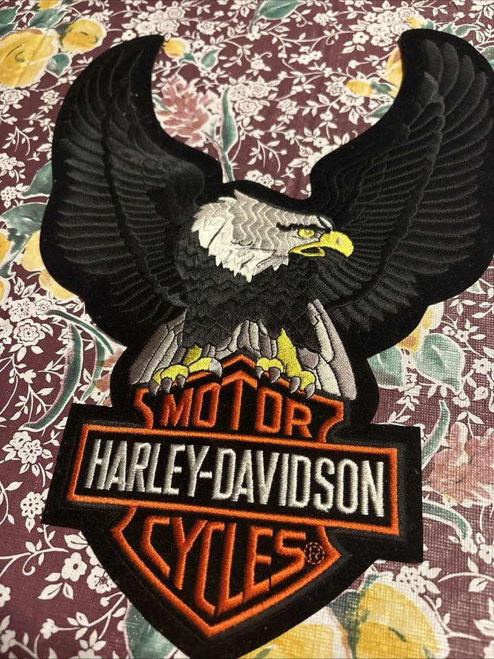 Parche de águila bordado Harley-Davidson - grande Foto 2 de 4