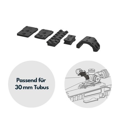 Vector Optics XASR-A03 Reddot Mounting Kit für 30mm Tubus und 4 Schrauben
