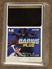 Darius Plus NEC PC Engine CIB HuCard TAITO Japan Import US Seller TESTED