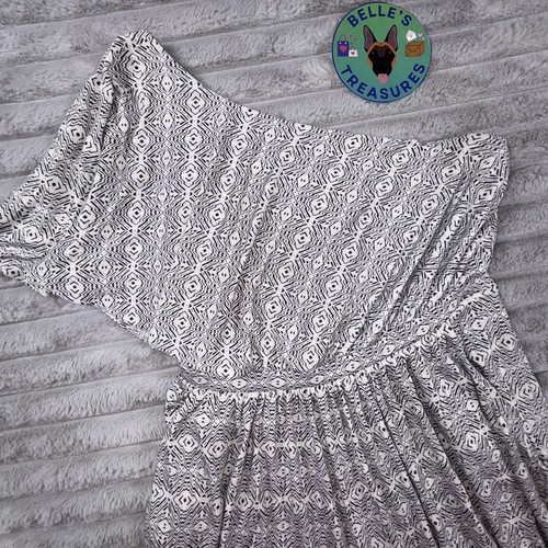 Anthro Maeve One-Shoulder Jamie Jumpsuit Romper Sz XS Stretch Wide Leg Aztec - Picture 1 of 12