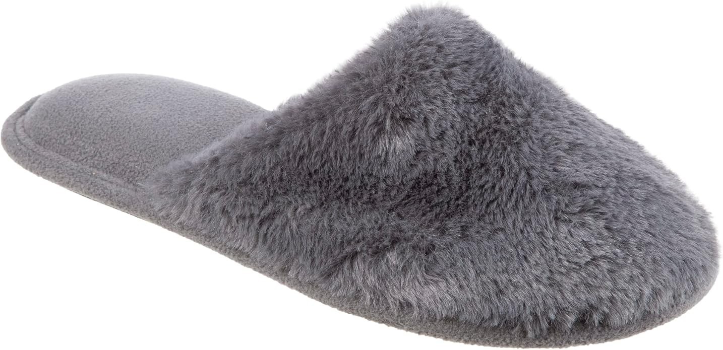 Фирменные женские тапочки-сабо Isotoner из искусственного меха Laurel с закрытым носком 75-8 см 3390₽