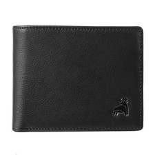 Slim RFID Blocking Leather Wallet for Men, Front Pocket Bifold Wallet with Zi...