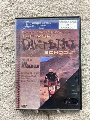 The MSF DirtBike School DVD Learn To Ride Safely Sal Masekela Off-Road Moto