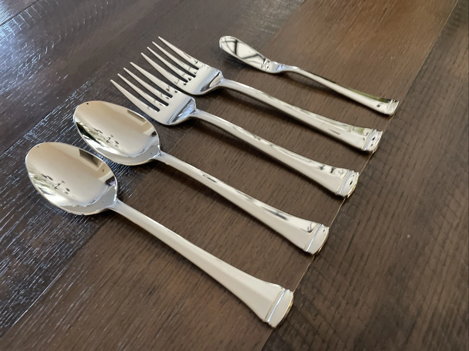 Oneida Dorchester Stainless Steel Hostess Set of 5 Serving Pieces