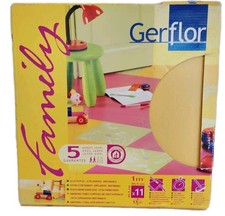 Vintage Gerflor Self Adhesive Floor Tiles 1m² 11 Tiles Discontinued Pattern