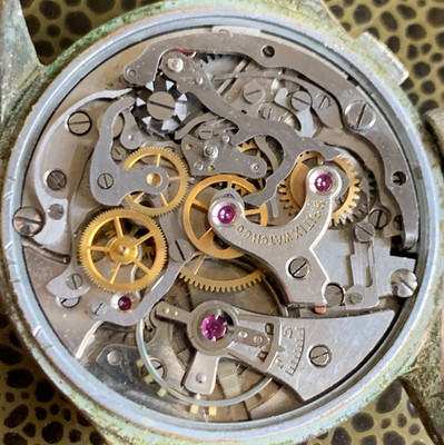 Venus 178 Three Register Manual Wind Chronograph Movement Good Balance