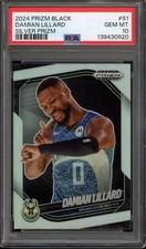 2024-25 Panini Prizm Black DAMIAN LILLARD #91 
