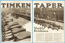1919 Timken Roller Bearing Canton Ohio Huron Road Cleveland OH Antique Cars Ad