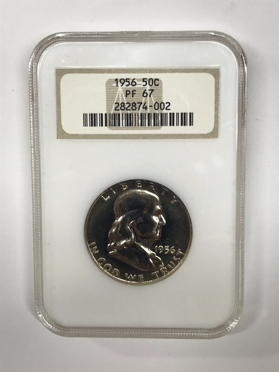 PR 67 Graded 1956 Franklin Half Dollars (1948-1963) for sale | eBay